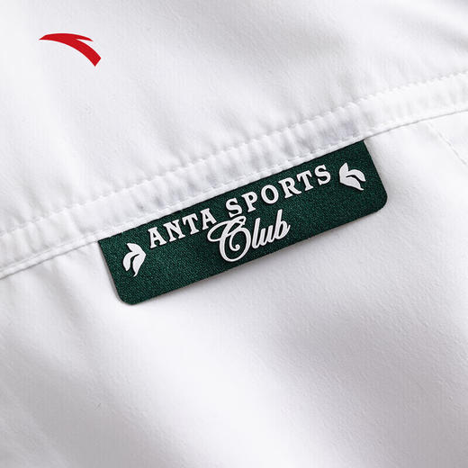 安踏（ANTA）【关晓彤同款】梭织外套 女新款休闲抽绳收腰运动上衣162538603 雪花白-1 商品图4