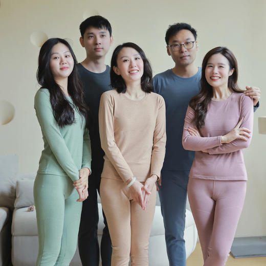 【每2件减5元】2025秋冬新款保暖内衣套装羽绒贴片秋衣秋裤情侣护膝护肚 商品图2