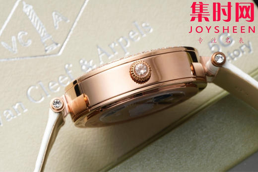 【侧面光圈】梵克雅宝新款诗意复杂功能系列 Lady Féerie女士石英腕表 象征喜悦与希望的仙子和芭蕾舞者 商品图5