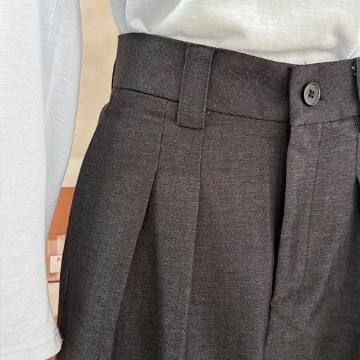 馥迦高级垂感宽松西装阔腿裤 商品图2