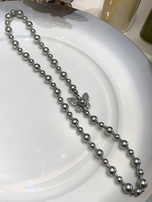 蝴蝶珍珠项链(非质量问题不退不换 商品图3