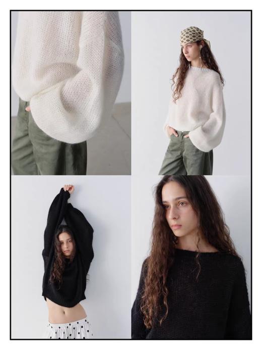 shyshystill/shy202412018/羊毛马海毛针织衫 商品图3