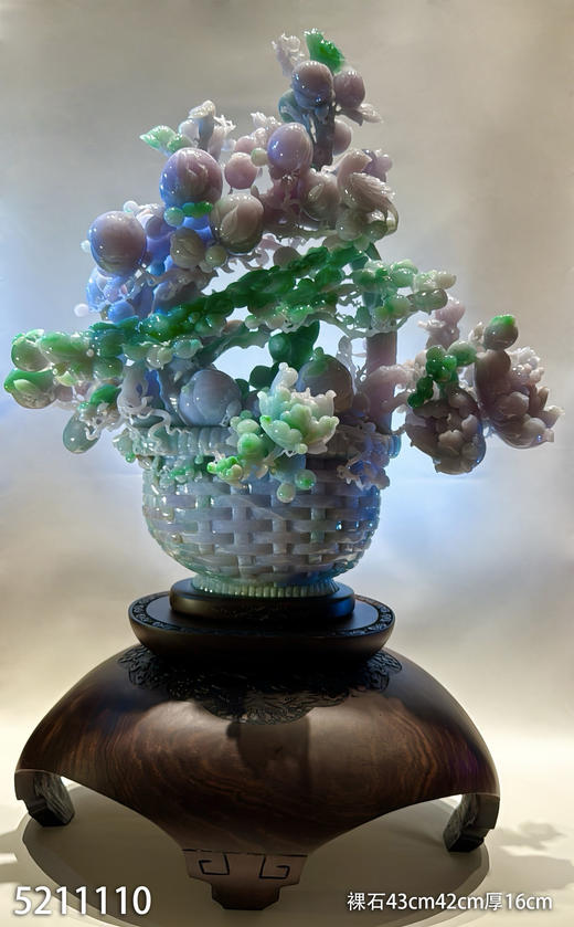 春带彩花篮摆件【5211110】 具体价格微信咨询 商品图1