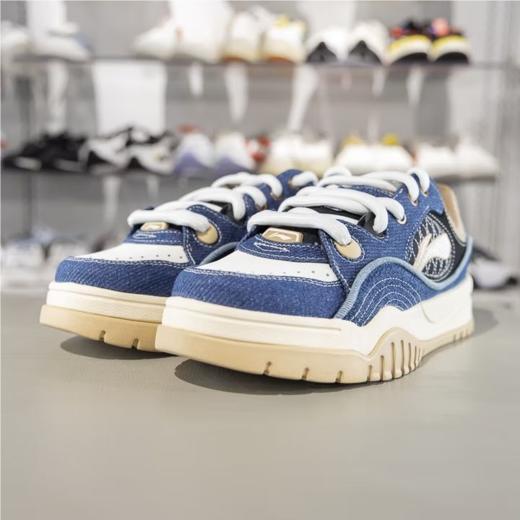 李宁男子2025春秋发财滑板鞋运动鞋休闲鞋板鞋AGCV059-3 商品图2