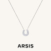 ARSIS｜流光系列 珠光马蹄项链 白色 商品缩略图0