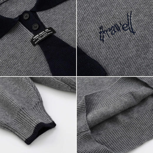 女装翻领配领带款毛衣-3131M5241031 商品图2