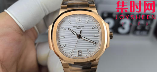 3K百达翡丽运动优雅系列 鹦鹉螺7118 全玫金白盘 女士腕表 324一体机 商品图1