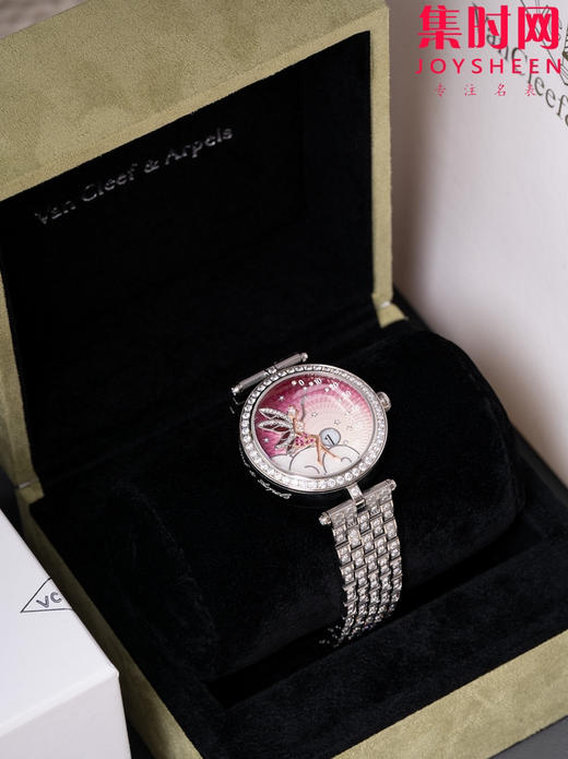 梵克雅宝新款诗意复杂功能系列 Lady Féerie女士石英腕表 象征喜悦与希望的仙子和芭蕾舞者 商品图2