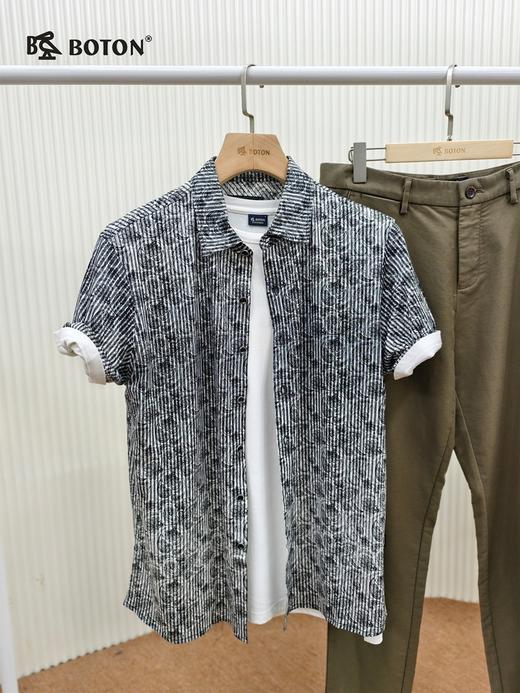 【第2件半价！尾货清仓不退换】波顿男士短袖T恤衬衫MT552 商品图4