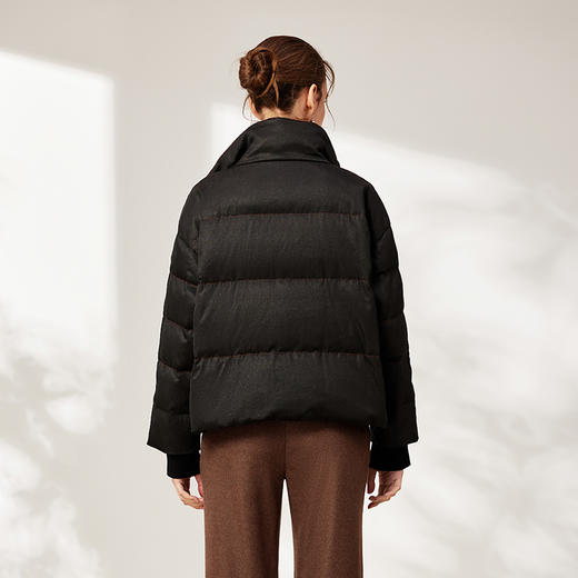 TANGYcollection2025冬季新品商场同款莨绸植物染羽绒服L254015 商品图2