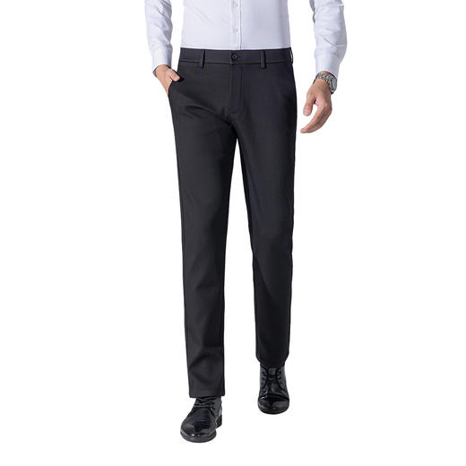 【混纺羊毛】罗蒙秋冬款休闲裤男士舒适百搭保暖上班通勤日常易打理男士长裤子 商品图6