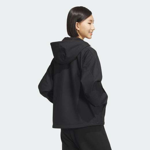 adidas阿迪达斯女子运动休闲外套连帽拉链梭织夹克KC0054 商品图1