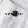 COCO ZONE 刘一一 纯色简约直筒牛仔裤 CD1A1470 商品缩略图2
