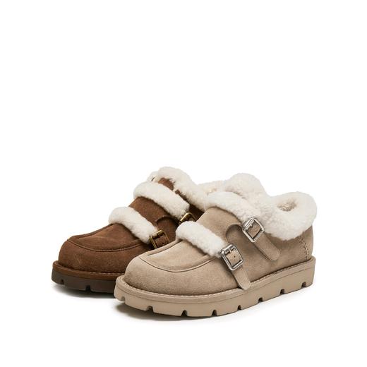 【云粉节】【思加图】BF楼思加图2025冬季新款复古毛毛鞋加绒保暖时尚厚底增高女鞋B3212吊牌价1490 商品图2