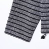 26T8785SDSA秋冬新款痞帅男装潮牌拼接条纹假两件卫衣下摆松紧设计百搭 商品缩略图4