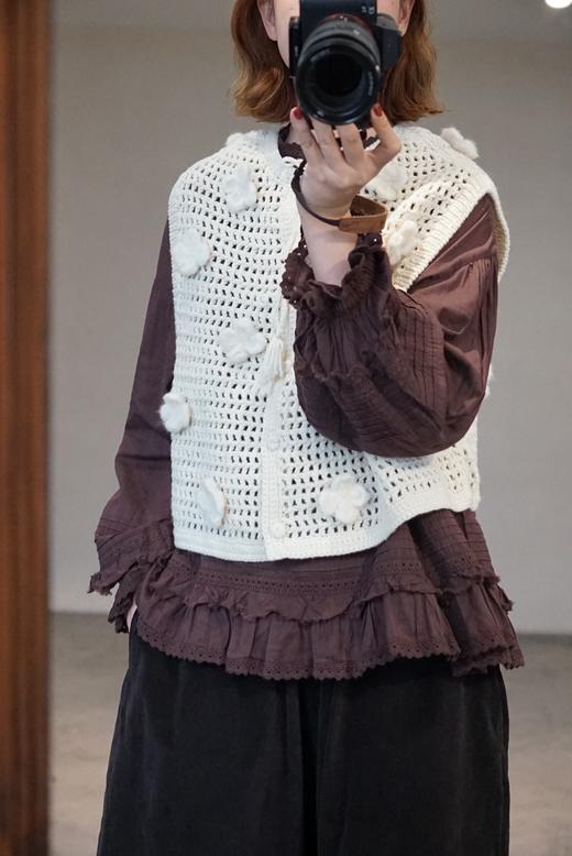 Tumugu 羊毛针织背心(2色可选) 商品图8