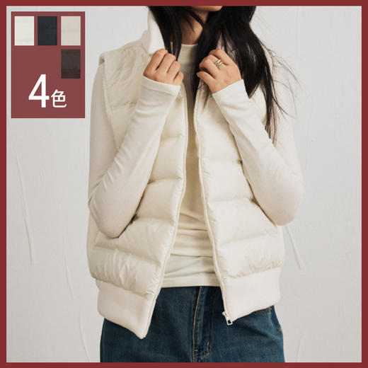 馥迦通勤百搭保暖轻量鸭绒马甲 商品图0