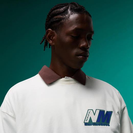 Napapijri 中性徽标印花 Ocelot 棉质圆领短袖平纹针织T恤 白色 NP0A4HEWN1A 商品图5