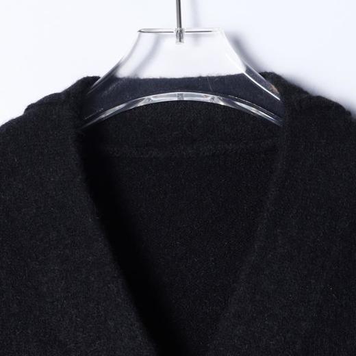 SDSA男士秋冬新款痞帅男装慵懒风纯色V领纽扣开衫毛衣百搭针织衫 商品图2