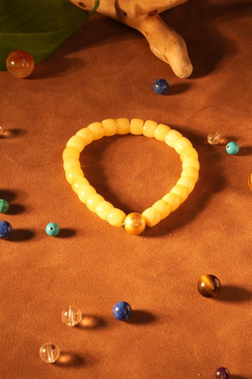 蜜蜡桶珠手串 商品图0