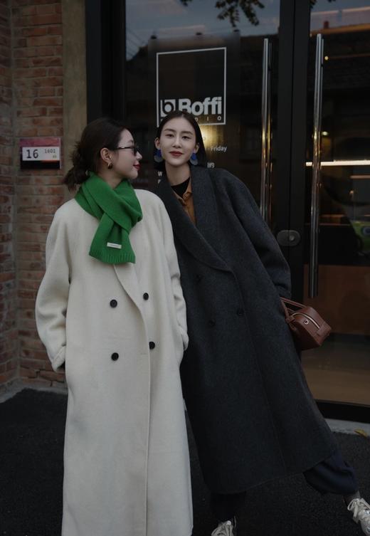 时尚搭配！西田の凉子 绵羊毛针织围巾 轻盈保暖 时尚百搭 8色可选 商品图1