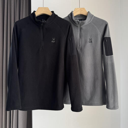 原单Haglöfs火柴棍zip户外男款保暖抓绒衣上衣1023 商品图2