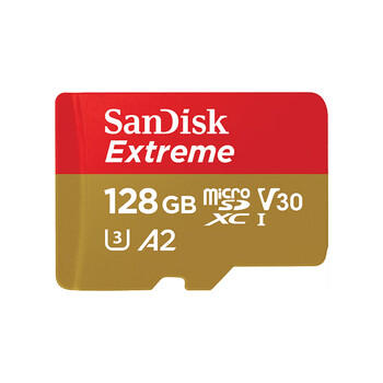 闪迪（SanDisk）128GB TF(MicroSD)内存卡 4K极速金卡A2 V30 U3行车记录仪 运动相机无人机 监控存储卡 读190MB/s 商品图0