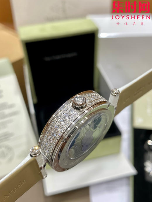 【侧面满钻】梵克雅宝新款诗意复杂功能系列 Lady Féerie女士石英腕表 象征喜悦与希望的仙子和芭蕾舞者 商品图5