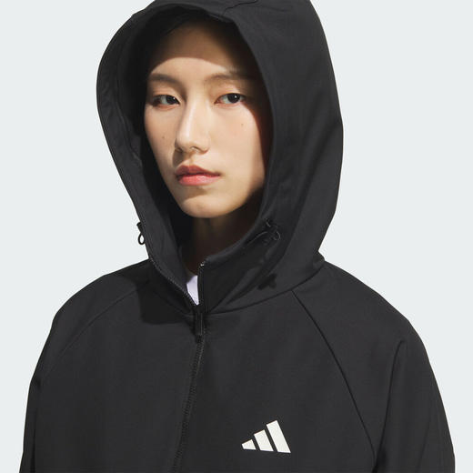 adidas阿迪达斯女子运动休闲外套连帽拉链梭织夹克KC0054 商品图2