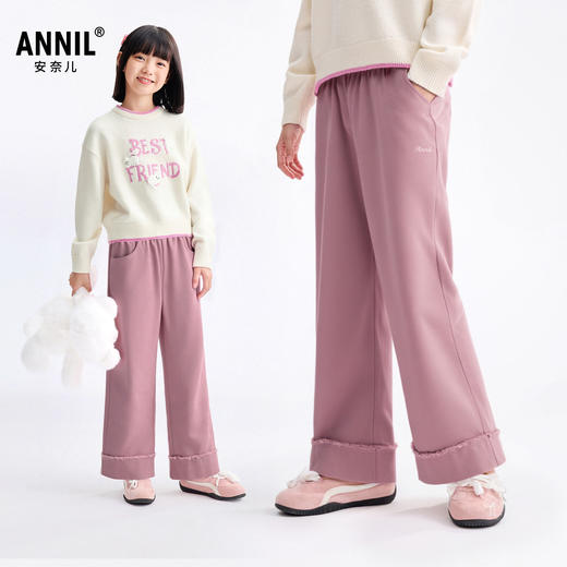 女童梭织单裤秋季新款安奈儿童装EG536641 商品图1