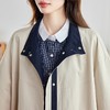 馥迦高级感撞色立领中长款风衣 商品缩略图8