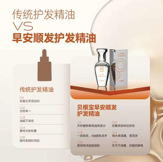 贝根宝早安顺发护发精油50ml 防毛躁养发修复烫染发损伤改善干枯 商品图4
