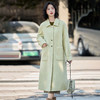MEIQIN727韩系新款娃娃领双面绵羊毛大衣女2025过膝长款双面呢气质毛呢外套 商品缩略图3