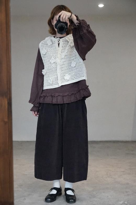 Tumugu 羊毛针织背心(2色可选) 商品图7