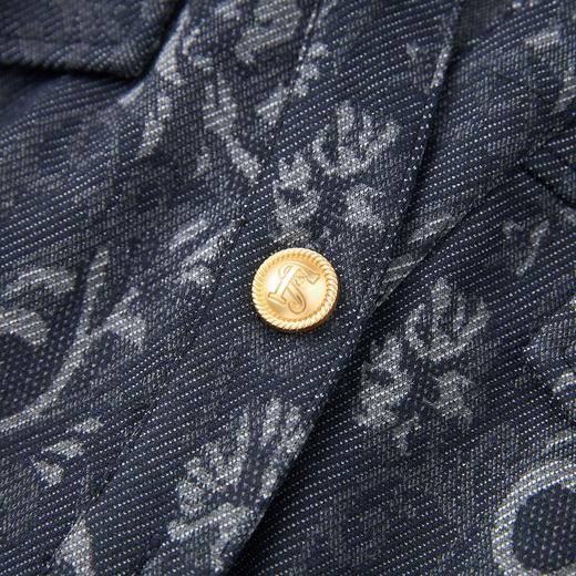 「高货wl」全新升级【铂金会员349/天猫469/差价120】(80738)洛诗琳气质复古衬衫牛仔裙2025秋冬修身显瘦印花连衣裙 商品图2