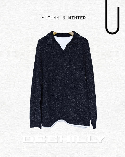 E533943269假两件针织衫 商品图2