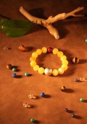 12+蜜蜡单圈手串