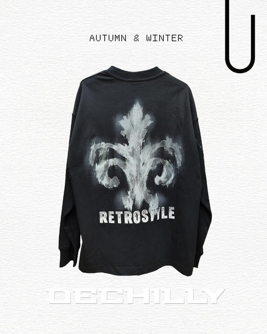 532011128印花长袖T恤 商品图1