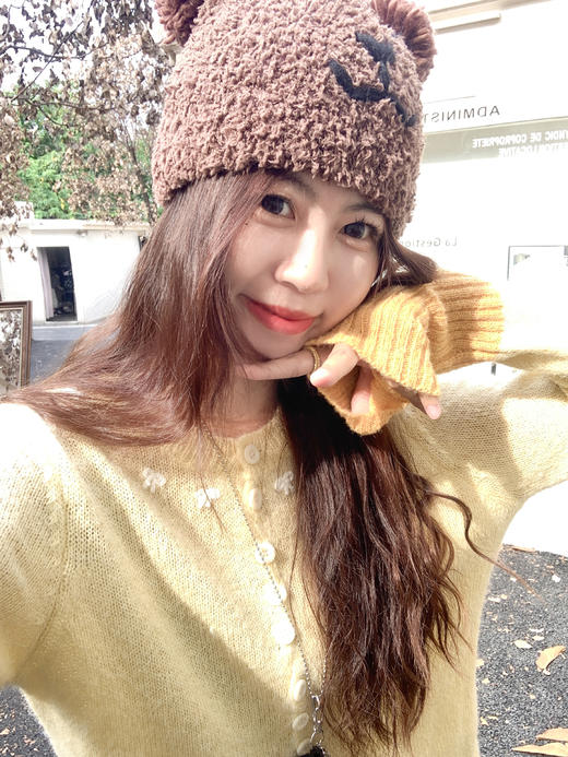 <曾小咸推荐> 现货秒杀！微信超特价！拼接黄色长袖针织衫 日常169.99 立减100 秒杀69.99！ 商品图5