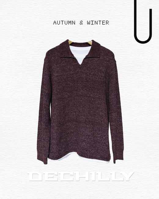 E533943269假两件针织衫 商品图1