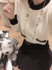 XS特价  新季嘉伯丽尔 中古香香上衣 / 优雅少女 显瘦设计感毛衣 商品缩略图6