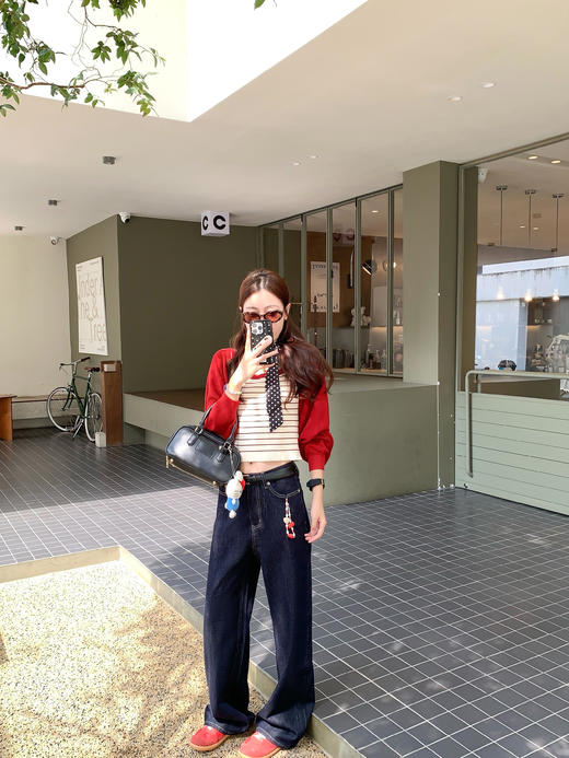 【110元任选2件】最后一波现货！红杏条纹背心 商品图7