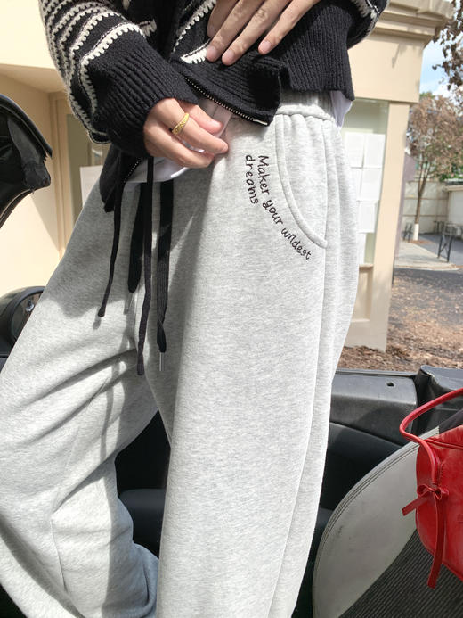 【169元任选2件】现货！休闲卫裤直筒束脚裤 商品图10