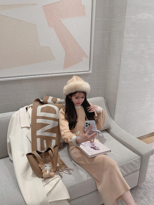 XS特价  新季嘉伯丽尔 中古香香上衣 / 优雅少女 显瘦设计感毛衣 商品图3