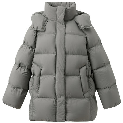 【90白鹅绒】三彩独醒2025冬季新款连帽鹅绒服防水易打理羽绒服F 商品图4