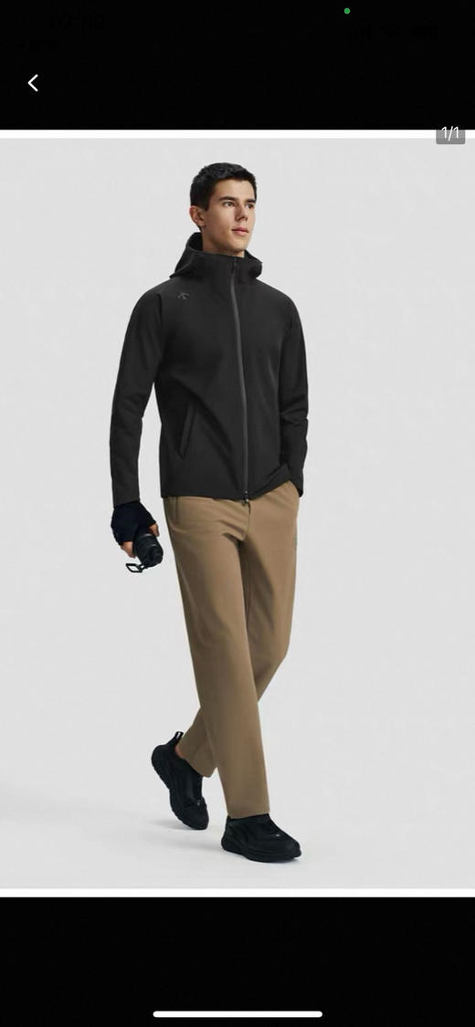 【开放日忙 秒杀价已调 直接拍】D家 男款T系列升级 综训 连帽抓绒 软壳冲锋衣 外套 商品图3