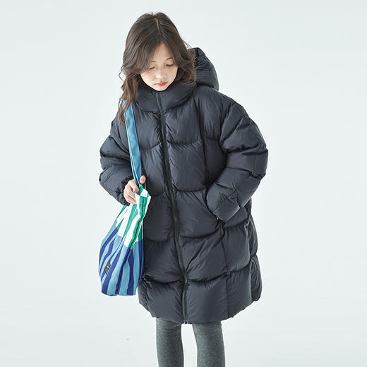【预售 12.15 发货】棵初中长款轻薄羽绒服876K258027CD 商品图4