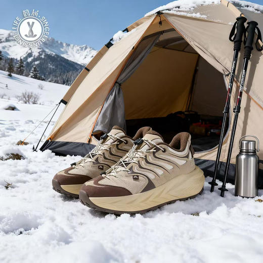 热卖中！！【奥特莱斯线下专柜有售】简届云曦秋冬款越野跑鞋（男女同款）（驼绒漫沙36-40码预售！下单预计12月8日左右发货！） 商品图3