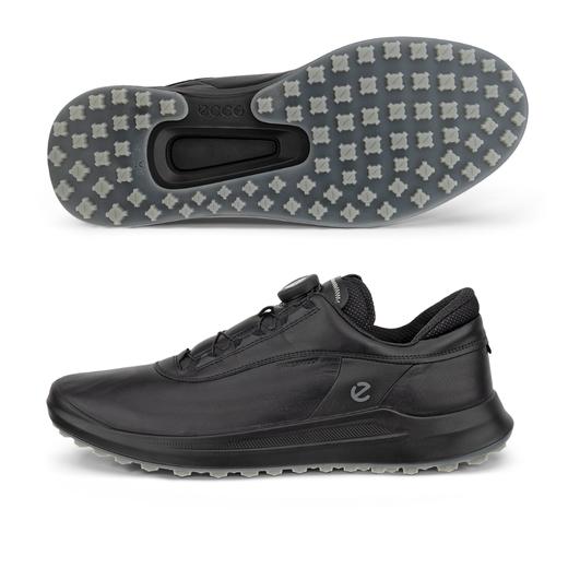 【高尔夫核心】ECCO爱步男子高尔夫球板鞋100834-01001透气排湿软弹  商品图0