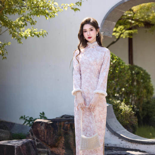 MYJ 新中式旗袍修身气质日常连衣裙 商品图0